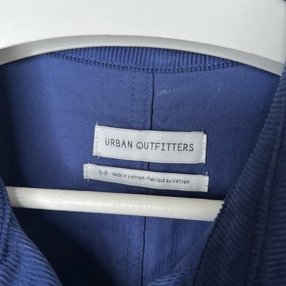 Urban Outfitters Knock Out Blue Quinn Shortie Corduroy Romper - Picture 9 of 16